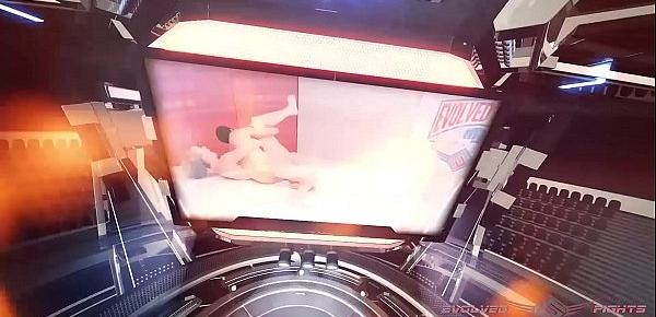  Tori Avano nude wrestling against a guy winner fucks loser